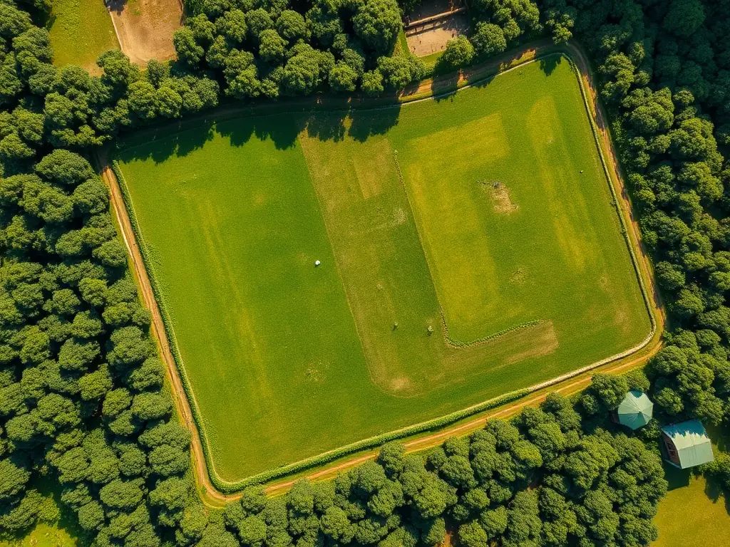A spacious land plot in Matara, Sri Lanka, demonstrating its size and potential for agricultural or residential development. The image should convey a sense of space and versatility.